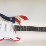 Aerografia chitarra - Capitan America